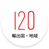 輸出国・地域：120